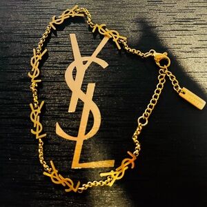 YSL Logo Chain bracelet